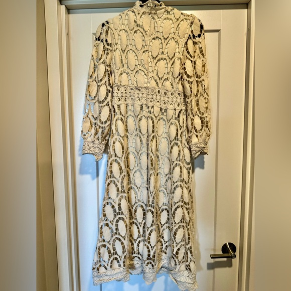 Brand new, never worn, beige lace overlay dress - Picture 4 of 5